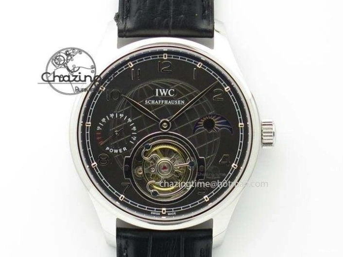 MIROTIME 1219 Affordable Portuguese Real PR Real Annual Calendar IW5035 ZF 1:1 Best Edition White Dial Blue Markers on Blue Leather Strap A 7143